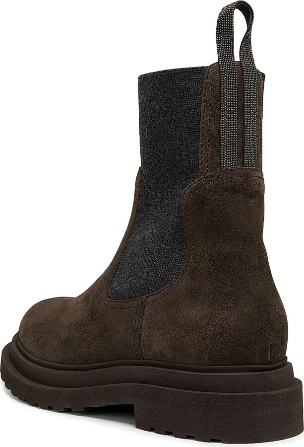 Women's Suede Chelsea Ankle Boots - Corvino - Size 6 - Image 3