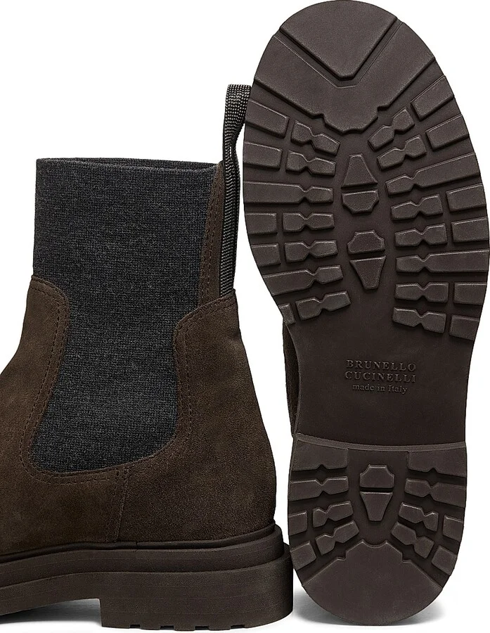 Women's Suede Chelsea Ankle Boots - Corvino - Size 6 - Image 6