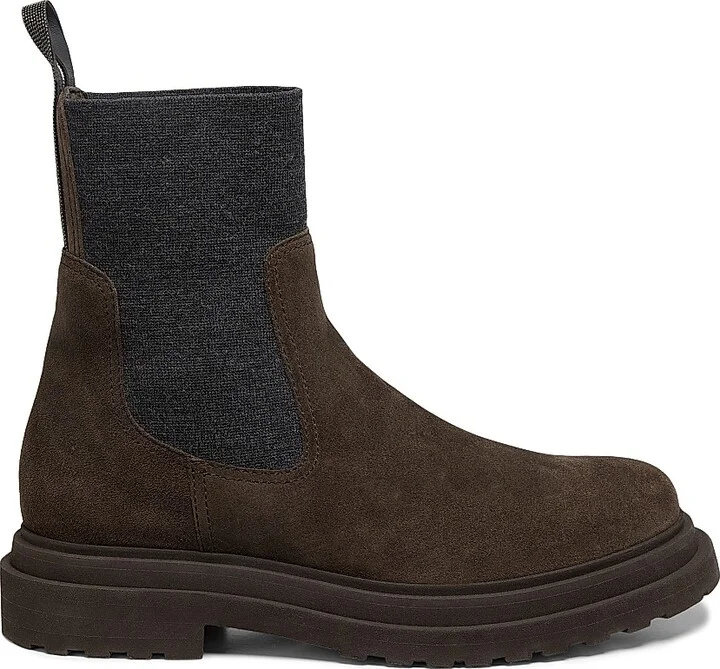 Women's Suede Chelsea Ankle Boots - Corvino - Size 6