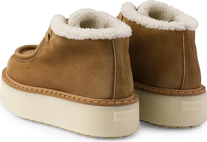 Women's Suede Chukka Boots - Brown - Size 5 - Image 4