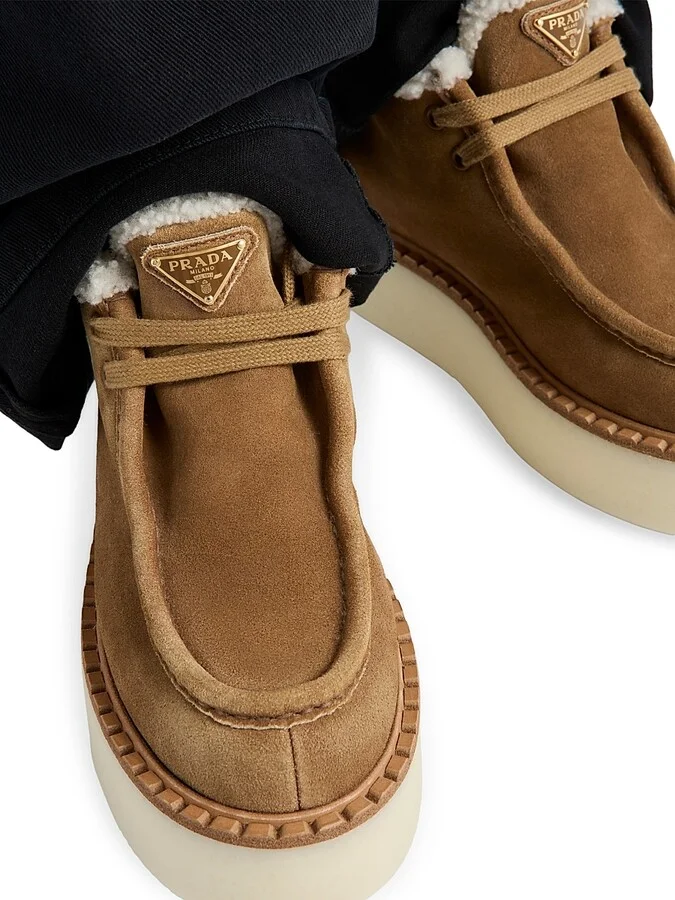 Women's Suede Chukka Boots - Brown - Size 5 - Image 6
