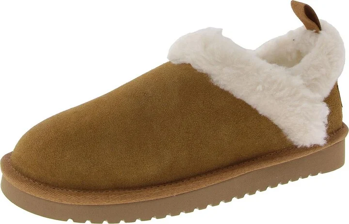Womens Suede Cozy Booties