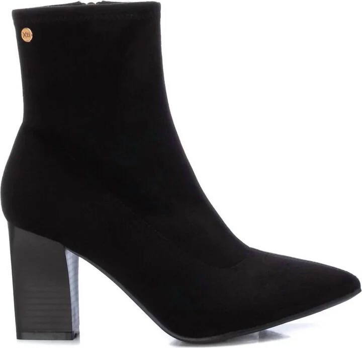 Women's Suede Dress Booties In Black