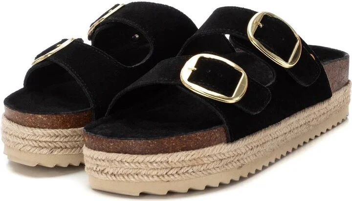 Women's Suede Flat Sandals By Xti - Image 5