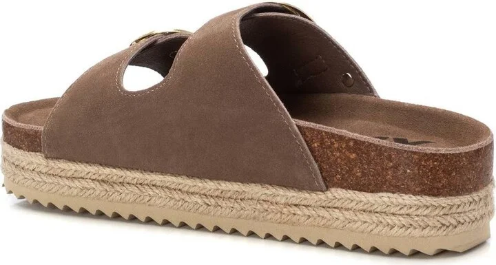Women's Suede Flat Sandals By Xti - Image 8