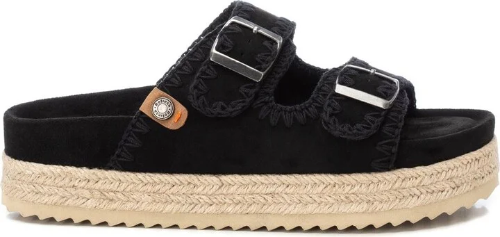 Women's Suede Flat Sandals By XTI