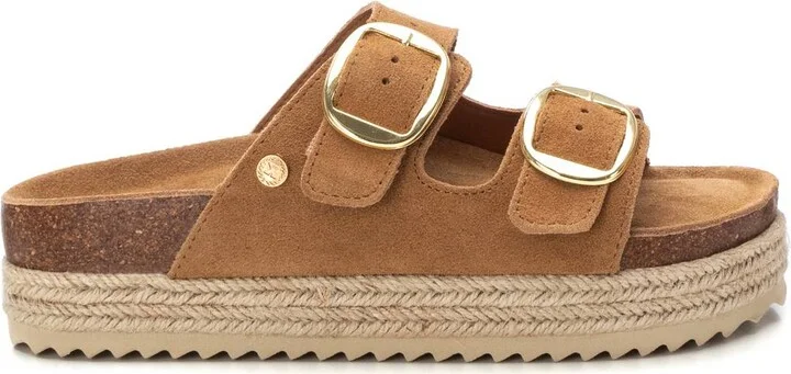 Women's Suede Flat Sandals By XTI