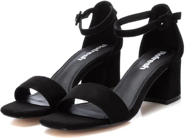 Women's Suede Heeled Sandals By Xti - Image 2