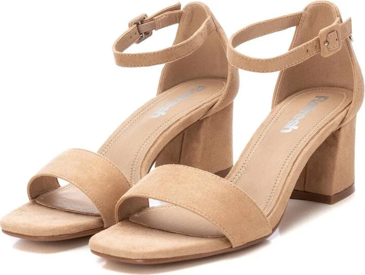 Women's Suede Heeled Sandals By Xti - Image 8