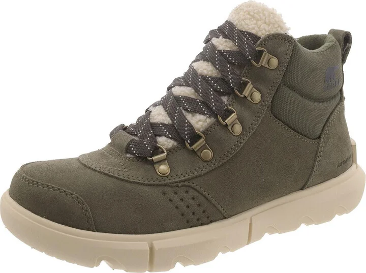 Womens Suede Hiking Winter & Snow Boots