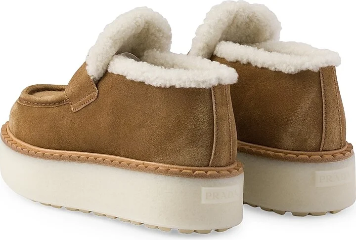 Women's Suede Loafers - Brown - Size 6 - Image 4