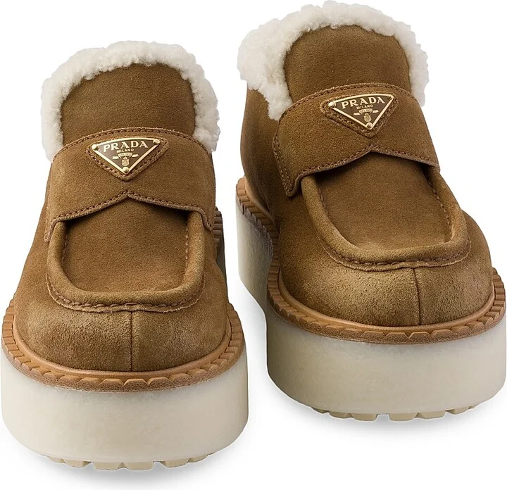 Women's Suede Loafers - Brown - Size 6 - Image 5