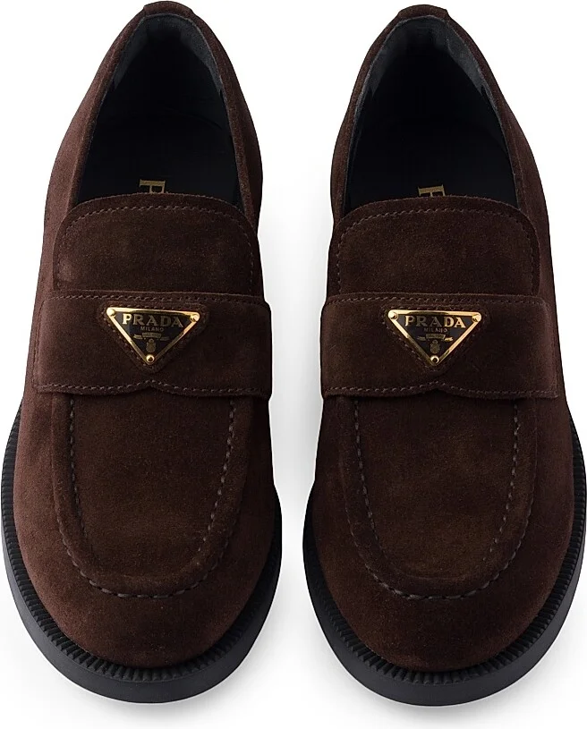 Women's Suede Loafers - Brown - Size 9 - Image 2