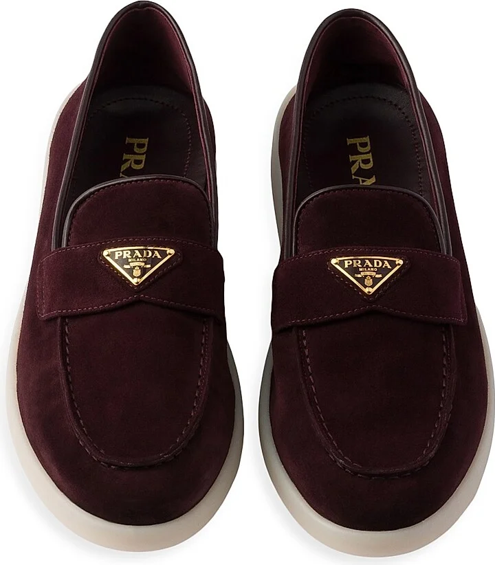 Women's Suede Loafers - Light Brown - Size 6 - Image 5