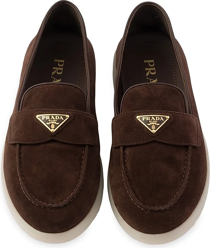 Women's Suede Loafers - Light Brown - Size 6 - Image 10