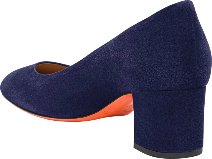 Women's suede low-heel pump - Image 3