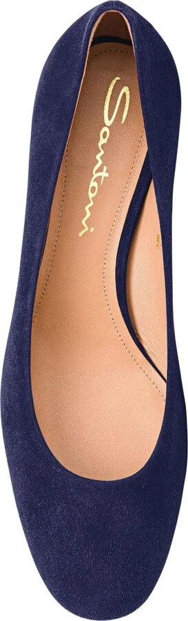Women's suede low-heel pump - Image 4