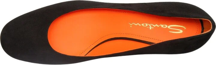 Women's suede low-heel pump - Image 2