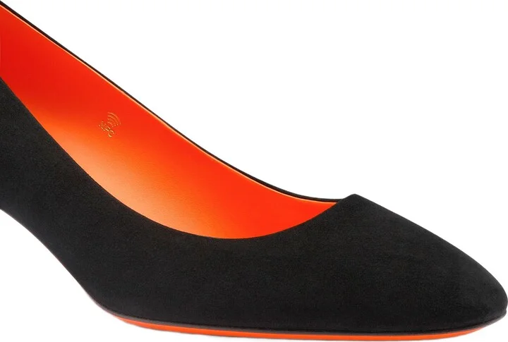 Women's suede low-heel pump - Image 5