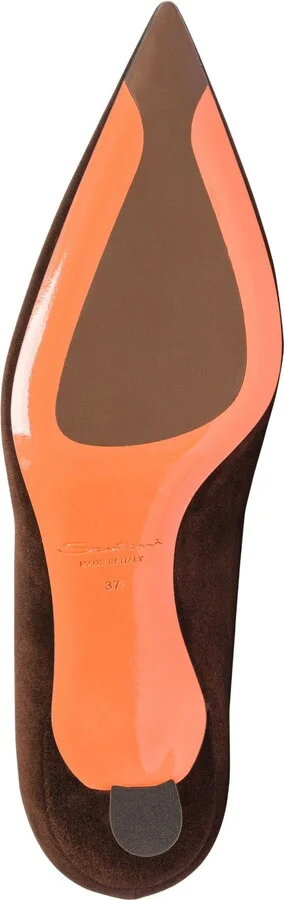 Women's suede mid-heel pump - Image 5