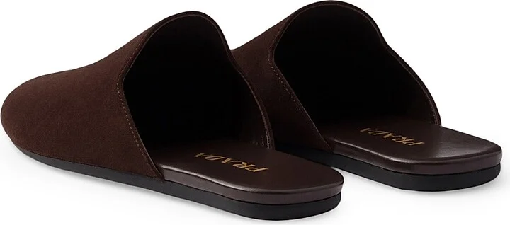 Women's Suede Mules - Brown - Size 6 - Image 3