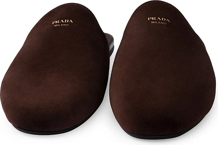 Women's Suede Mules - Brown - Size 6 - Image 4