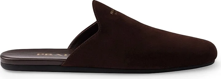 Women's Suede Mules - Brown - Size 6