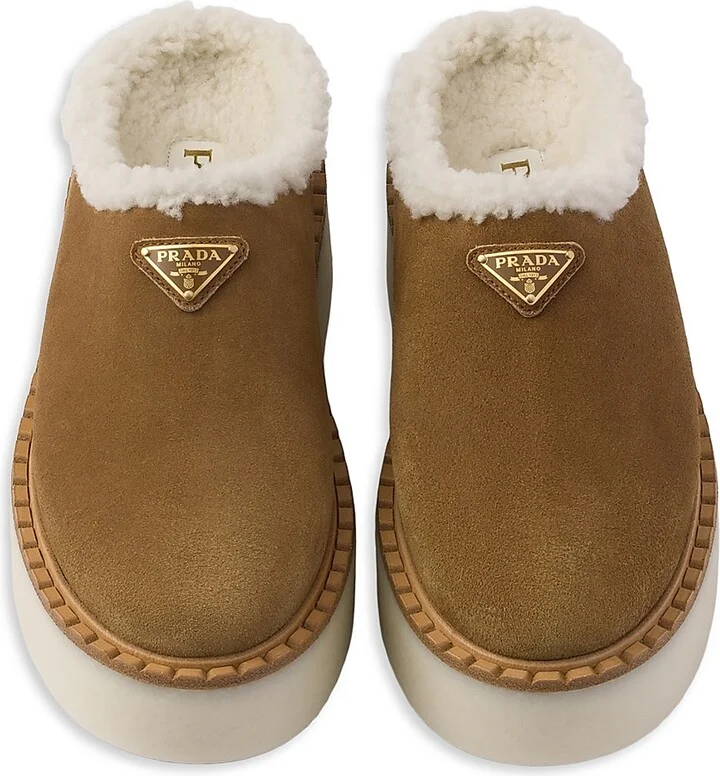 Women's Suede Mules - Brown - Size 9.5 - Image 3
