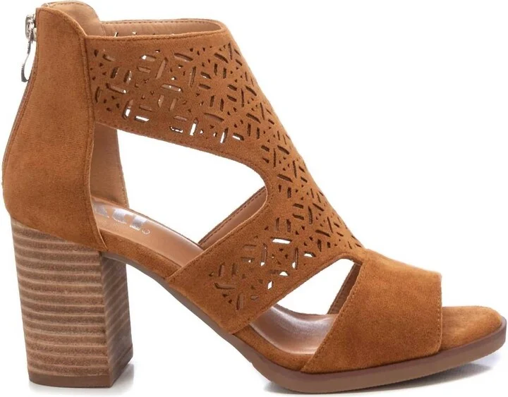 Women's Suede Sandals In Brown