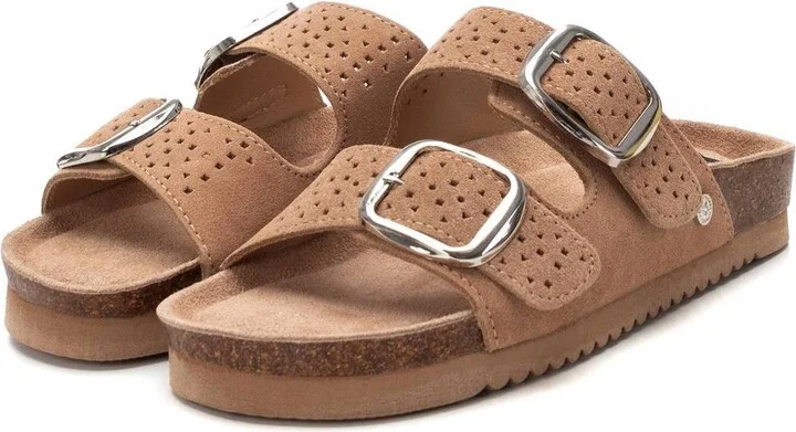 Women's Suede Slip on Sandals By Xti - Image 5