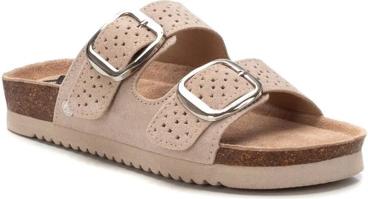 Women's Suede Slip on Sandals By Xti - Image 6