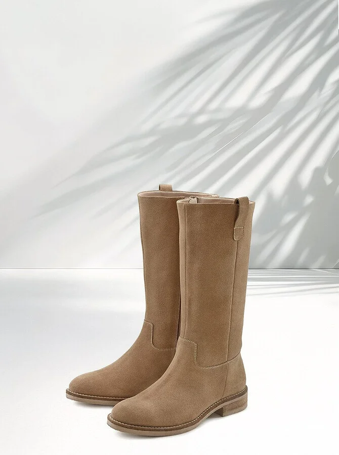 Women's Suede Tall Boots