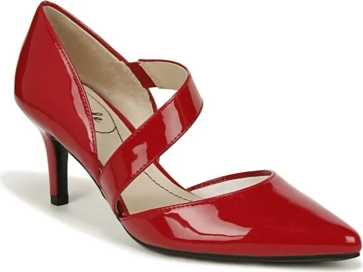 Women's Suki Pump Heel Sandals In Fire Red