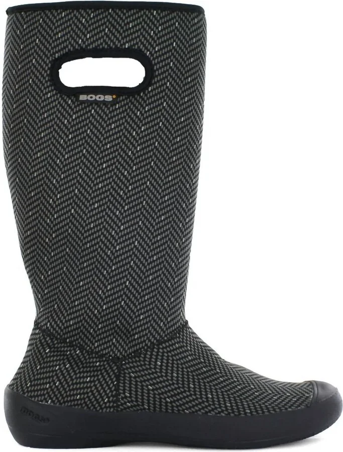 Women's Summit Boot In Black Herringbone