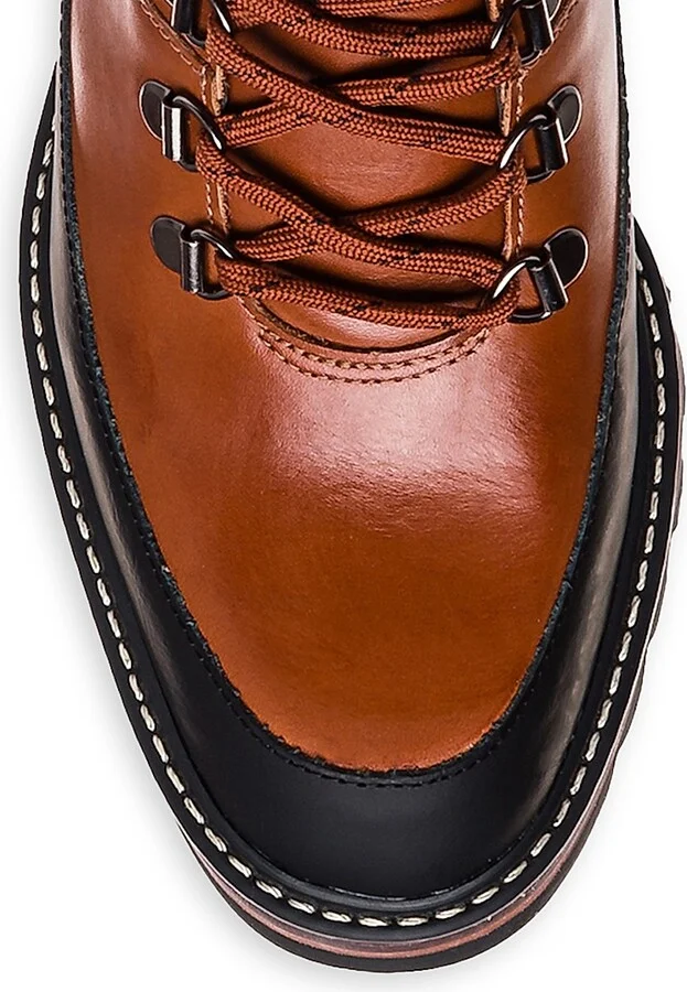 Women's Summit Leather Hiker Bootie - Chestnut - Size 9 - Image 3