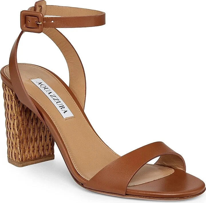 Women's Sunseeker 85MM Leather Sandals - White - Size 6 - Image 6