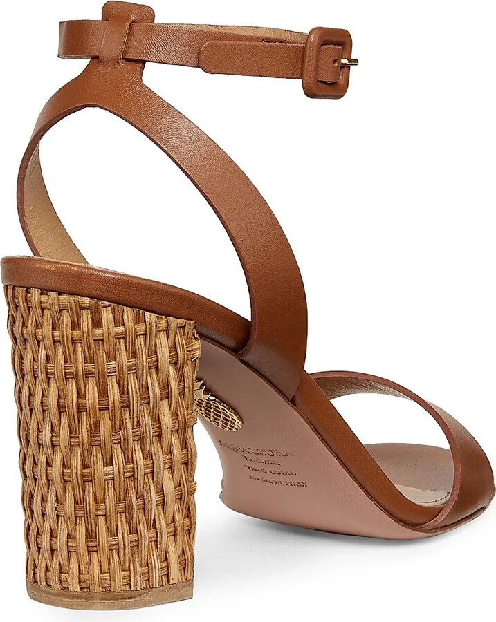 Women's Sunseeker 85MM Leather Sandals - White - Size 6 - Image 7