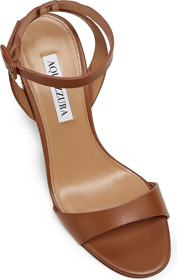 Women's Sunseeker 85MM Leather Sandals - White - Size 6 - Image 8