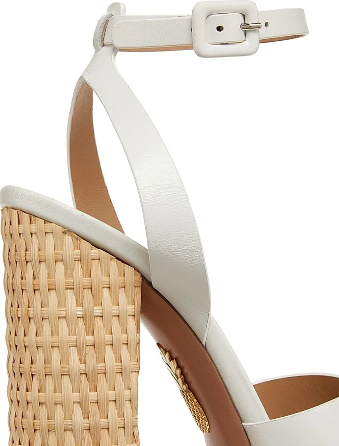 Women's Sunseeker Plateau 140MM Sandals - White - Size 10 - Image 5