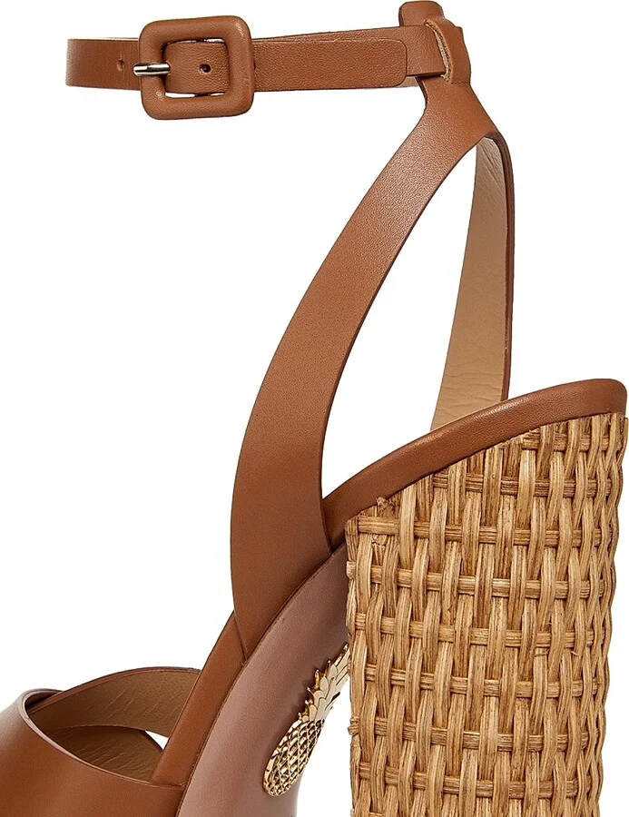 Women's Sunseeker Plateau 140MM Sandals - White - Size 10 - Image 9