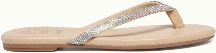 Women's Sunset Flat Sandals In Ab Crystal