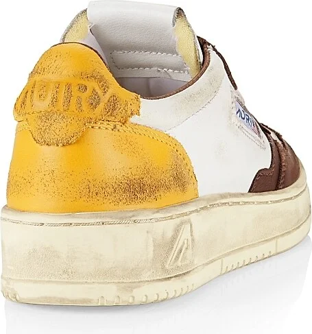 Women's Super Vintage Low Sneakers - White Brown - Size 5 - Image 3