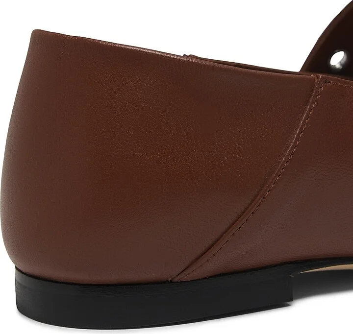 Women's Supermoto Leather Mary Jane Flats - Black - Size 10 - Image 11