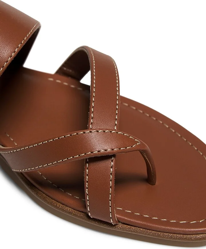 Women's Susa Leather Thong Sandals - Black - Size 6 - Image 11