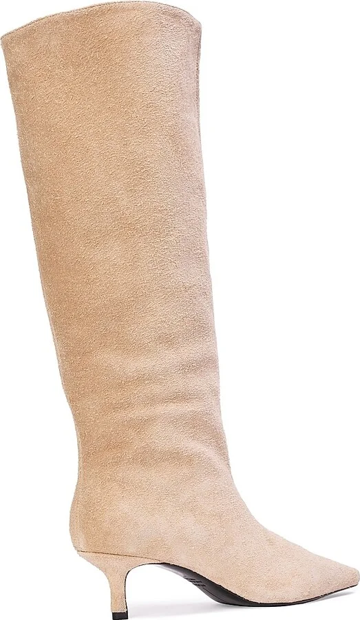 Women's Sutton 50MM Suede Boots - Caramel Suede - Size 5 - Image 10