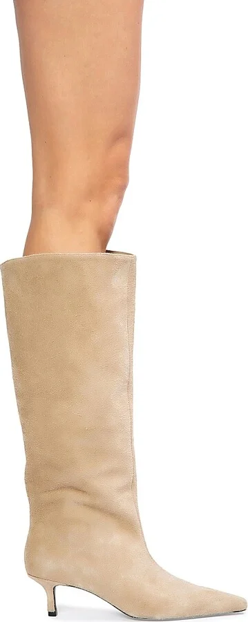 Women's Sutton 50MM Suede Boots - Caramel Suede - Size 5 - Image 11