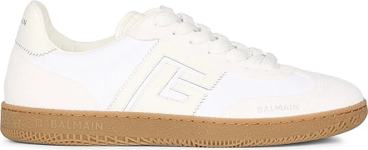 Women's Swan Leather & Suede Low-Top Sneakers - Blanc - Size 10