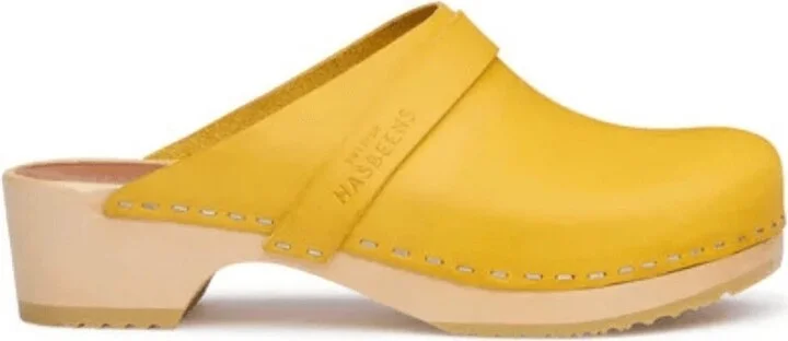 Women's Swedish Husband Clogs In Limone