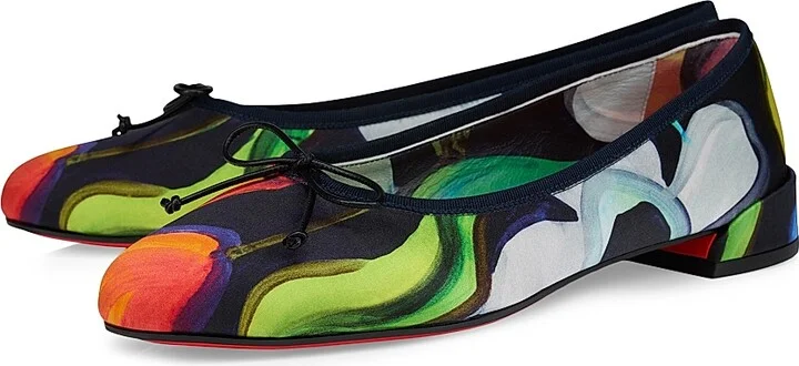 Women's Sweetie Jane Satin Ballerinas - Multicolored - Size 5 - Image 2