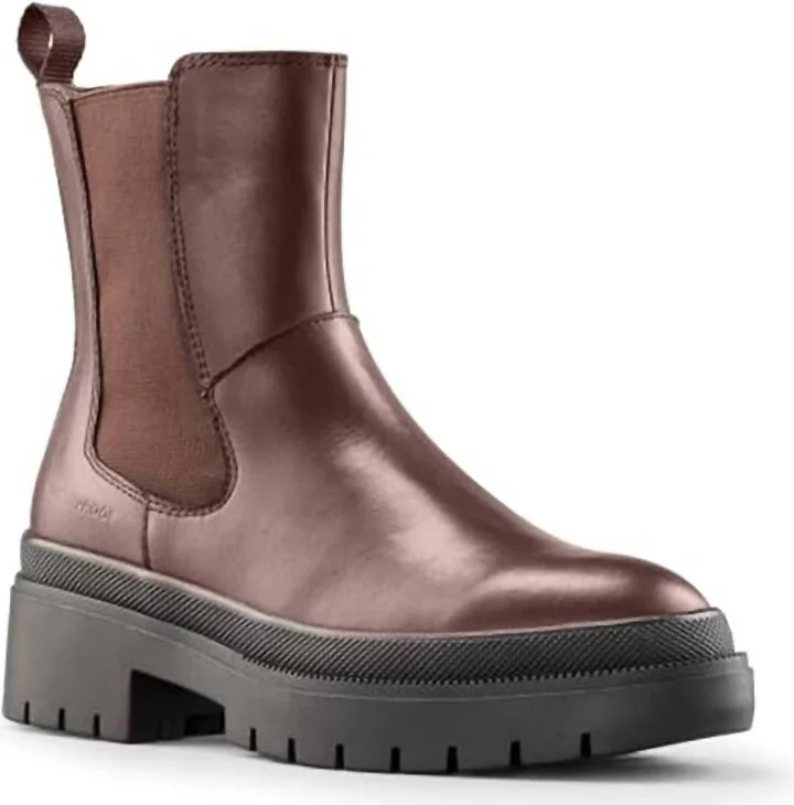 Women's Swinton Leather Pull On Chelsea Boots In Brown